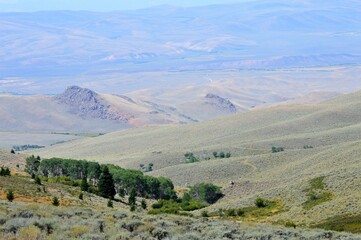 Hazy Mountain Valley View