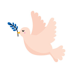 dove with olive branch