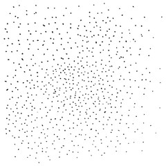 Hand drawing monochrome abstract dot pattern