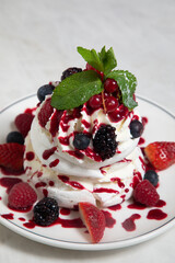 dessert fruits rouge