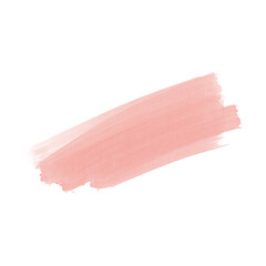 Fototapeta na wymiar Pink textured brush stroke. Decorative Hand Drawn Element. Transparent PNG clipart.