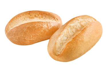 Zwei Brötchen und Hintergrund transparent  PNG cut out