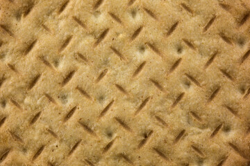 Full Frame Closeup View of Plain Tea Biscuit