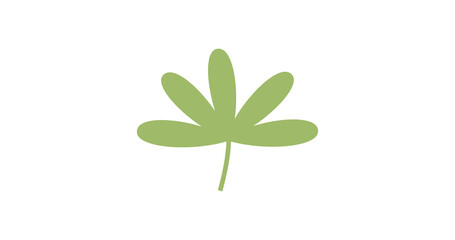 branched green petals