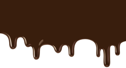 チョコレート 垂れる イラスト リアル