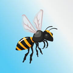 Bee Illustrator Vector