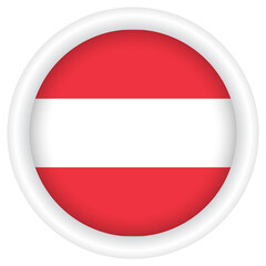 Austria Flag badge PNG image.