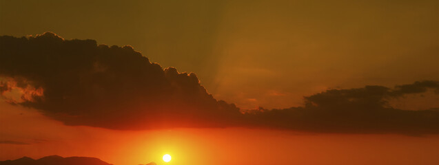 Banner tramonto