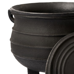 cauldron on white background