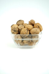 lots of walnuts and walnut crackers