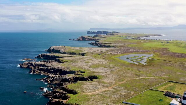 The beautiful cliffs at Tory Island, County Donegal, Ireland