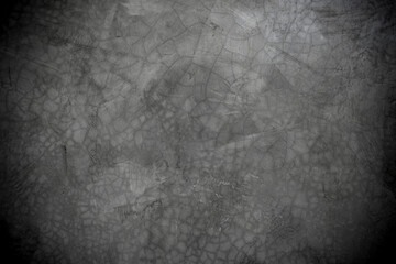 Old wall texture cement dark black gray  background abstract grey color design are light with white gradient background.