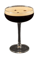 coffee liquor with coffee beans on top