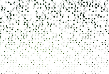 Light Green vector layout with circle shapes.