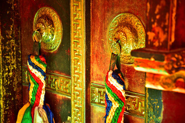 インド最北の秘境、ラダック地方のラマユル僧院の扉