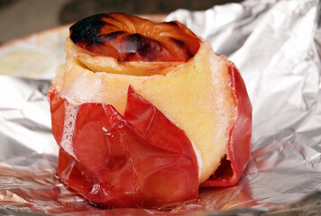 Oven baked apple