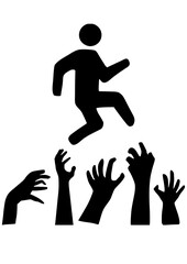 Zombie Sign SVG, Zombie Hands svg, Funny Sign SVG