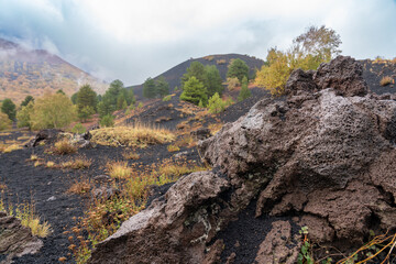 Vulkanlandschaft am Ätna - Etna Sizilien