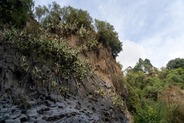 Alcantara Schlucht Sizilien
