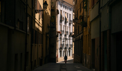 Street view in Teruel, Aragon, Spain