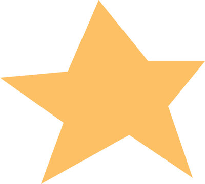 recommend clip art: Hand drawn star christmas tree element isolated. Vector stock illustration.