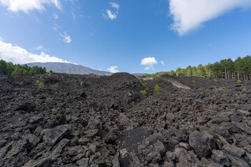 Ätna - Etna Landschaft in Sizilien
