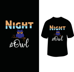 night owl t shirt design