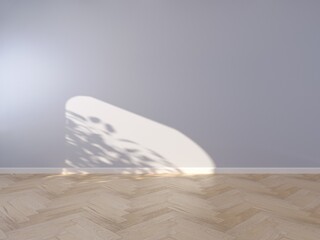 Minimal interior mock up scene.