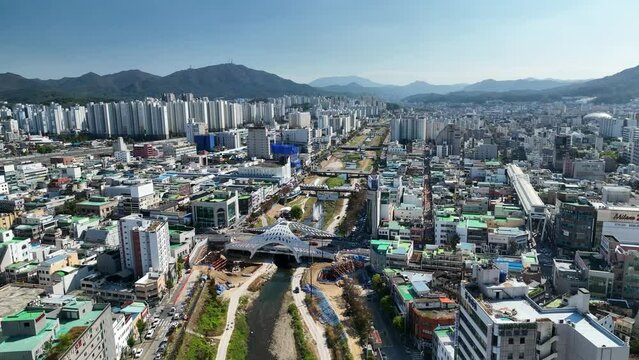 대한민국 대전 대전천 풍경 - 01