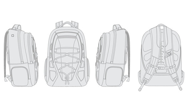backpack vector design