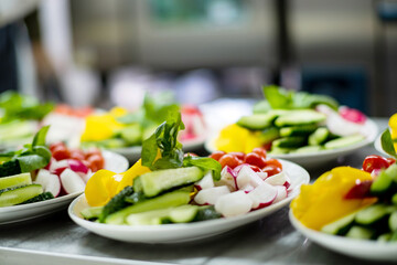 catering food in the table