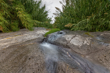 Bachm&uuml;ndung in Sizilien