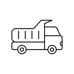 Garbage Truck Icon, Keep the City Clean Sincerely.