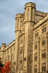 Obraz premium Connaught Building is a national historic site built in 1913 with Tudor-Gothic style in downtown Ottawa, Canada. Now this building is Customs and Revenue Agency.