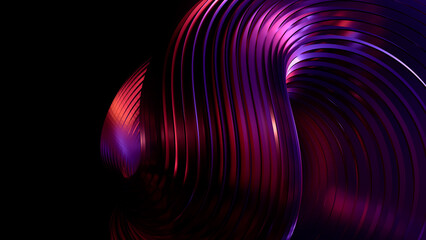 Abstract technology background of the image from red, blue and black color. Background with blur effect. Can be used in the description of technological processes, science, education. 