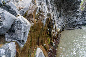 Alcantara Schlucht in Sizilien