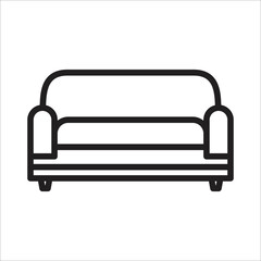 sofa icon vector design template