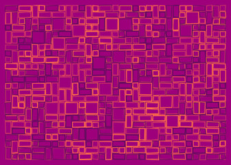 Offset Quads generative art background art illustration