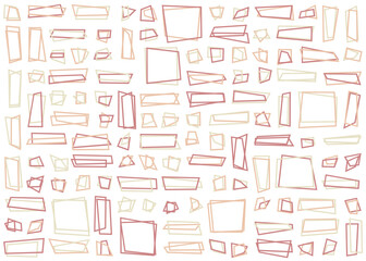 Offset Quads generative art background art illustration