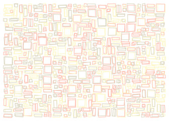 Fototapeta premium Offset Quads generative art background art illustration