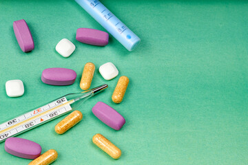 Modern medicine. Tablets and capsules.