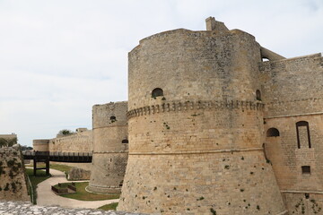 Fototapeta na wymiar The Castello di Otranto in Otranto, Italy