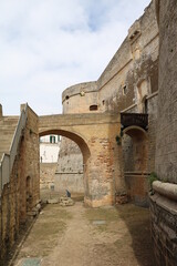 Fototapeta na wymiar Fortress of Otranto, Italy