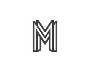 Initial Letter M Logo Concept symbol sign icon Element Design. Business Logotype. Vector illustration template