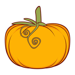 pumpkin cartoon cute for halloween