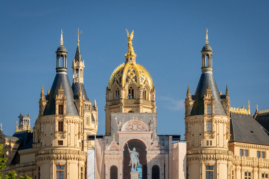 The Schloss Schwerin is a castle in the middle of the town.