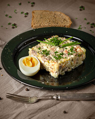 potato salad, olivier salad