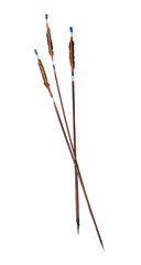 Ethnic arrows, isolated on white background