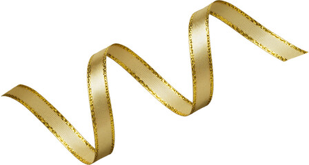 Gold celebration ribbon