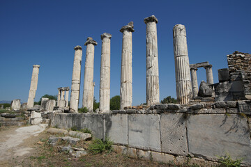 Temple of Aphrodite in Aphrodisias Ancient City in Aydin, Turkiye